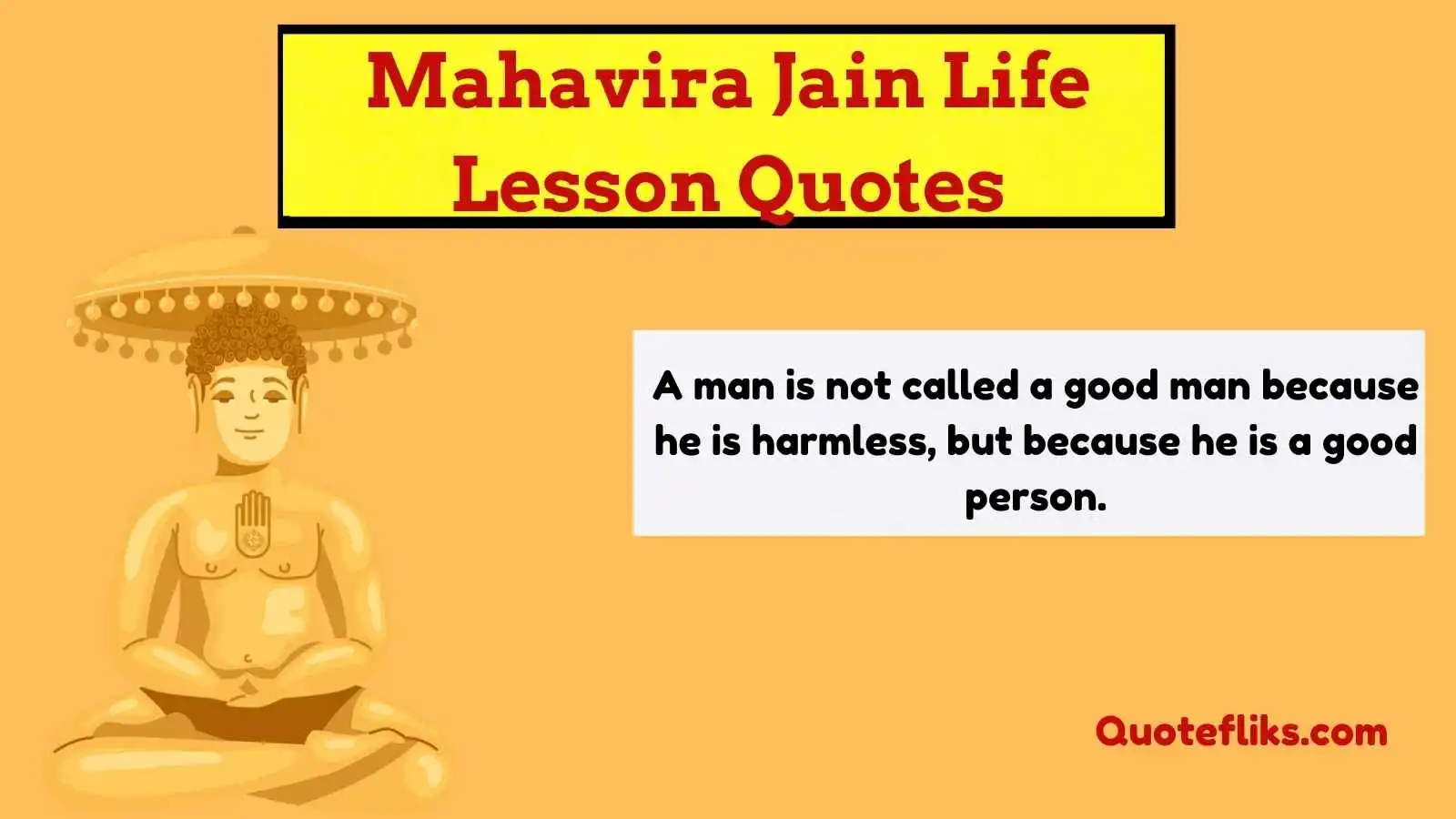 Mahavira Jain Life Lesson Quotes