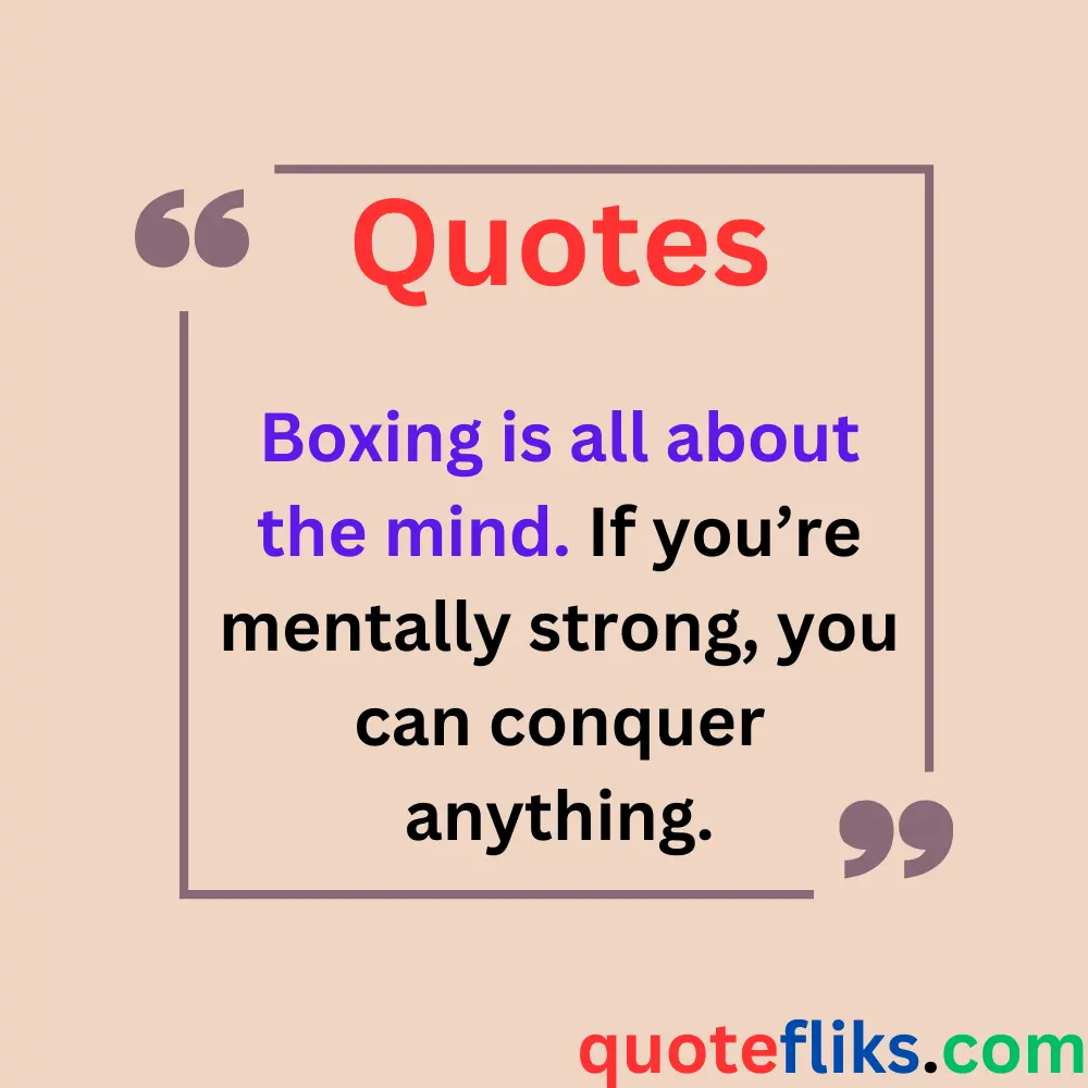 Floyd Mayweather Jr. Quotes on Boxing