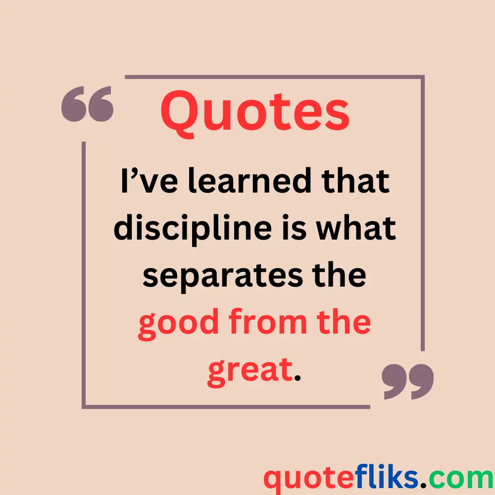 Floyd Mayweather Jr. Quotes on Discipline