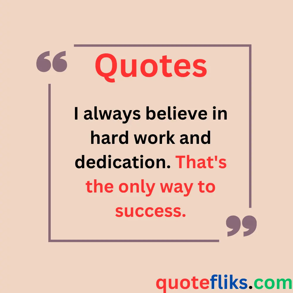 Manny Pacquiao Quotes on Hard Work