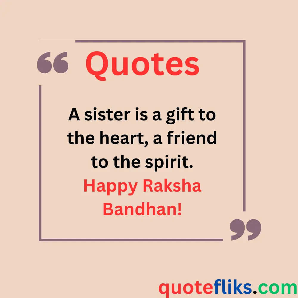 Raksha Bandhan Quotes for Sisters