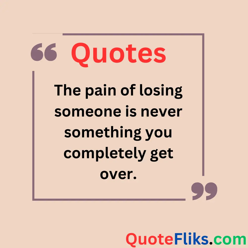 Sad Quotes About Love and Loss
