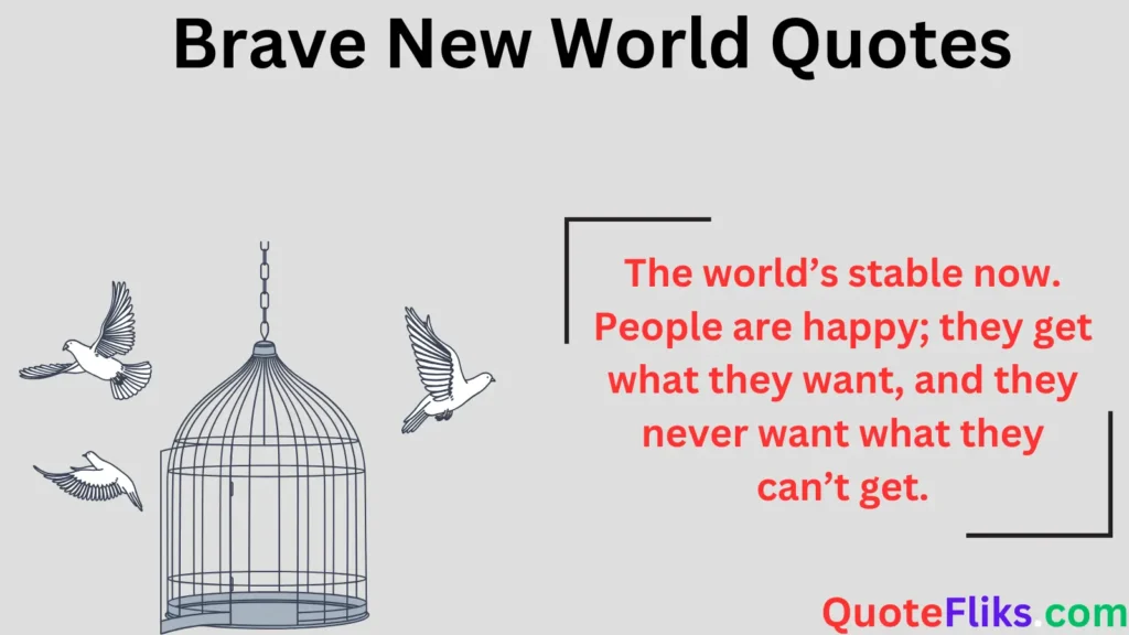 Brave New World Quotes