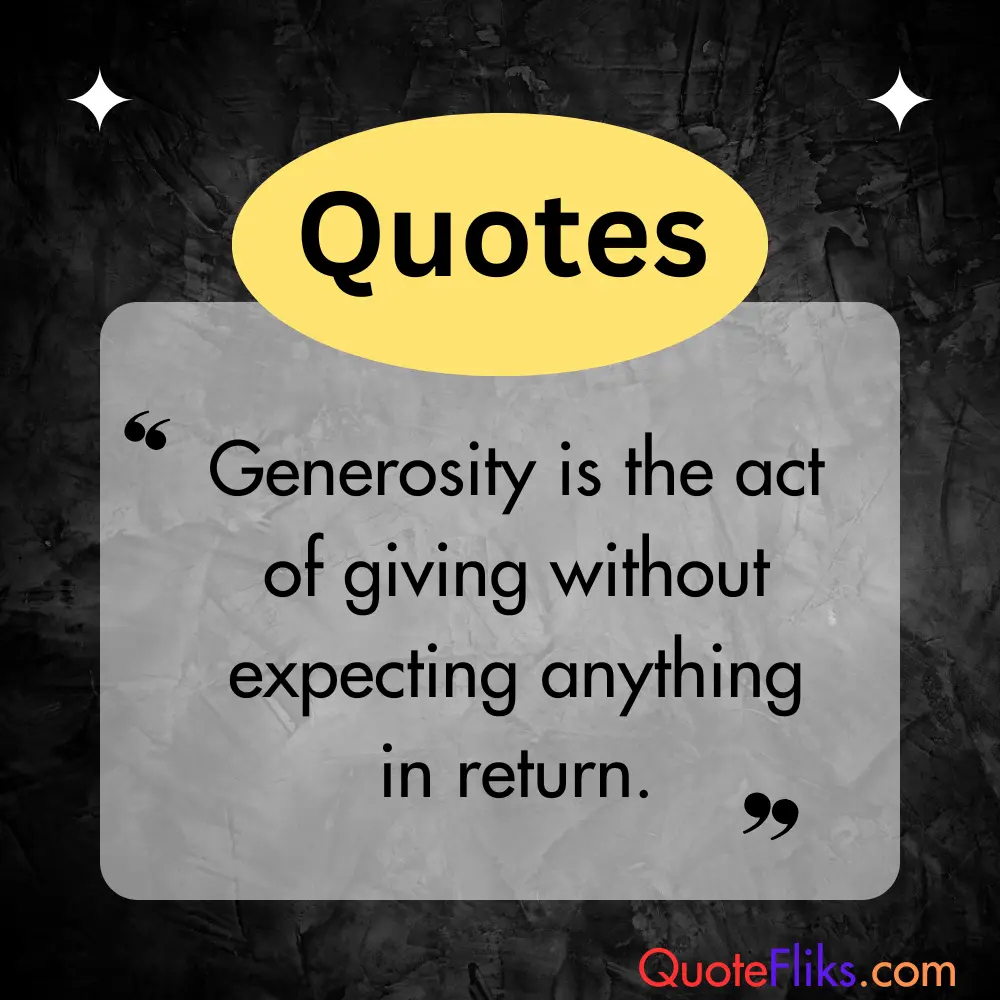 Generosity Quotes About Giving