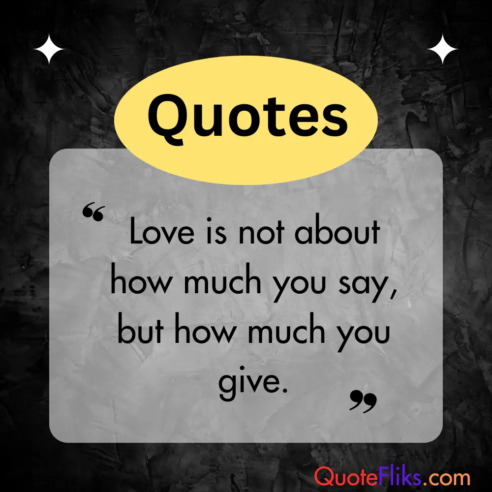 Generosity Quotes About Love