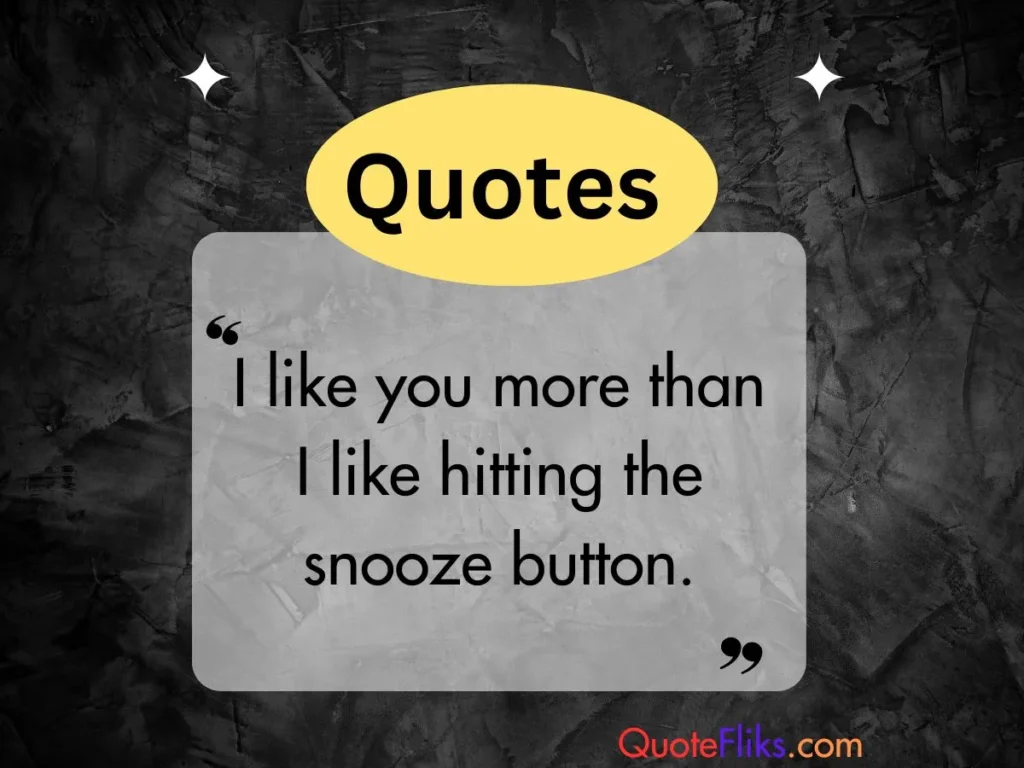 Funny I Like You Quotes