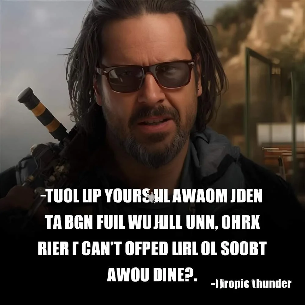 Jack Black Tropic Thunder Quotes (Simple & Funny)