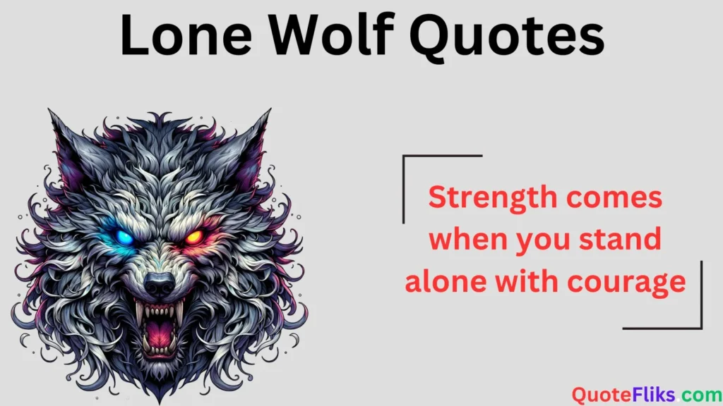 Lone Wolf Quotes
