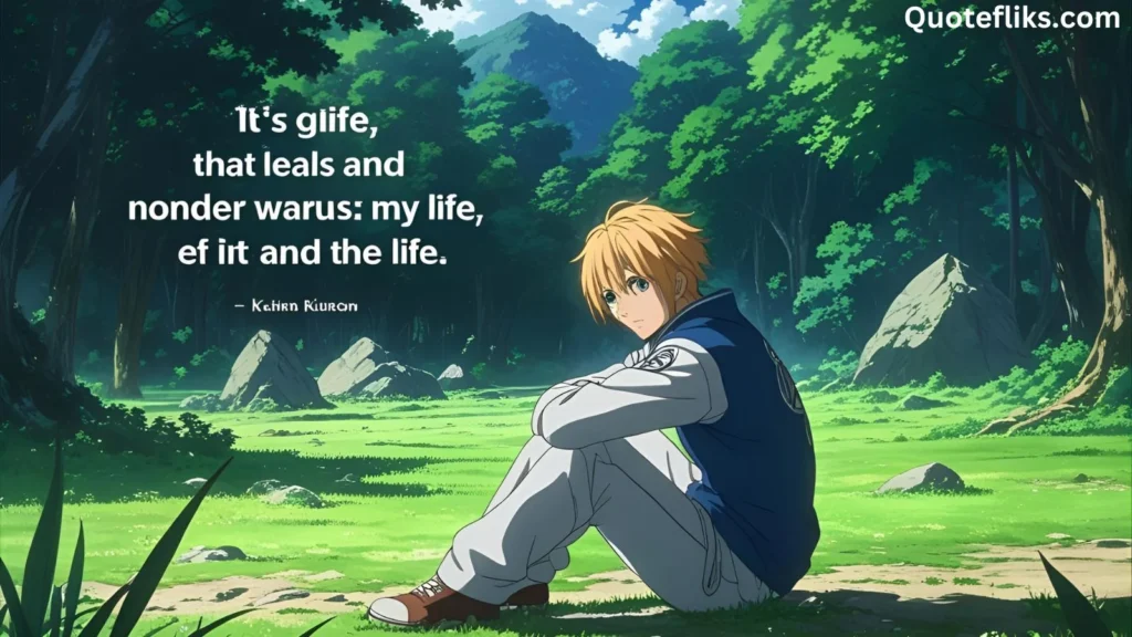 Anime Quotes About Life