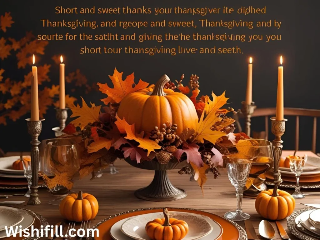 Short and Sweet Thanksgiving Quotes