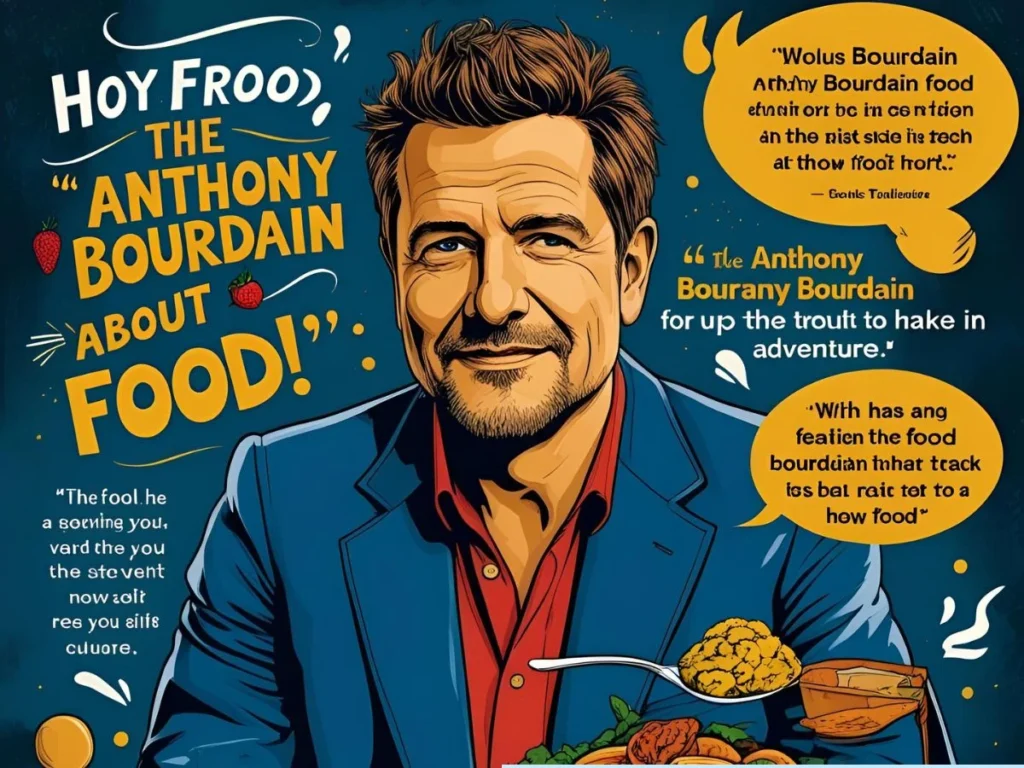 Anthony Bourdain Quotes About Food