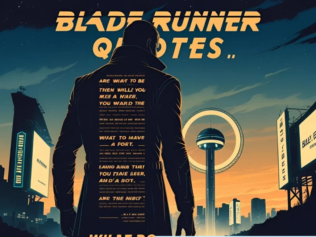 Best Blade Runner Quotes