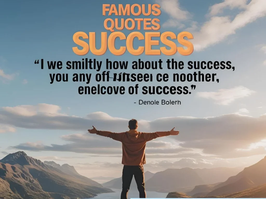 Famous Quotes About Success
