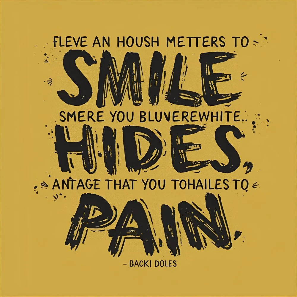 Smile Hides Pain Quotes