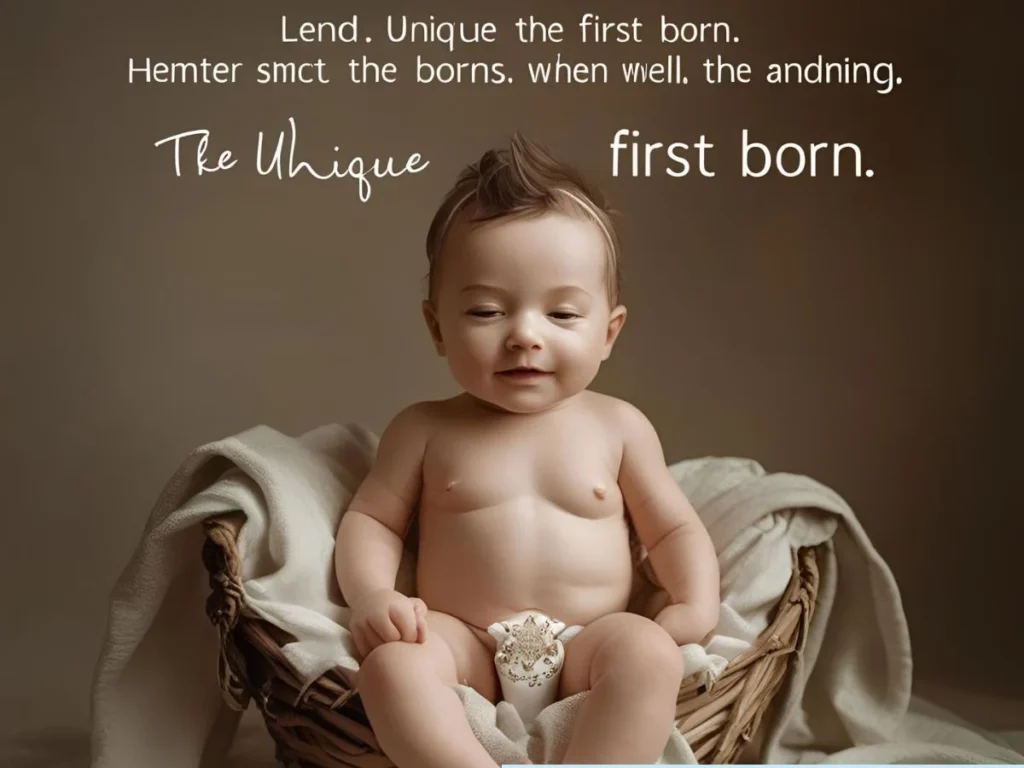 Unique First Born Quotes