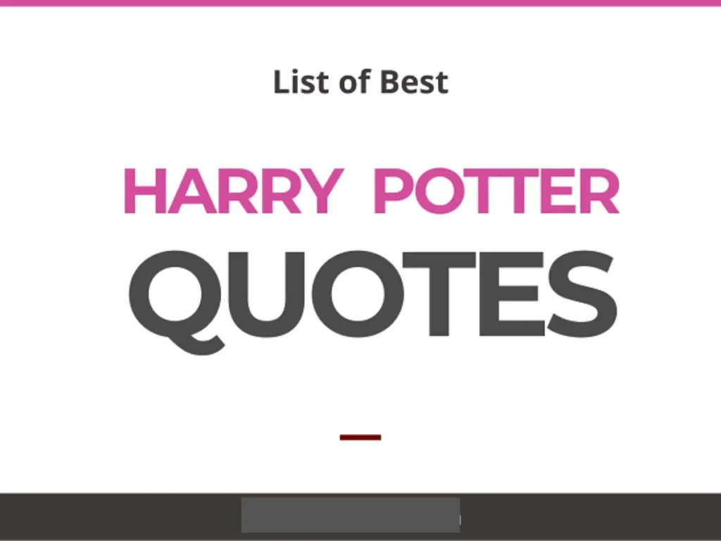 Best Harry Potter Quotes