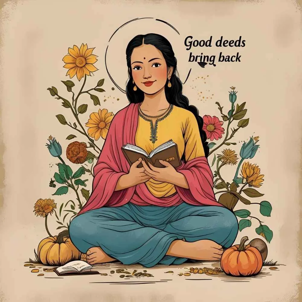 Good deeds bring good back