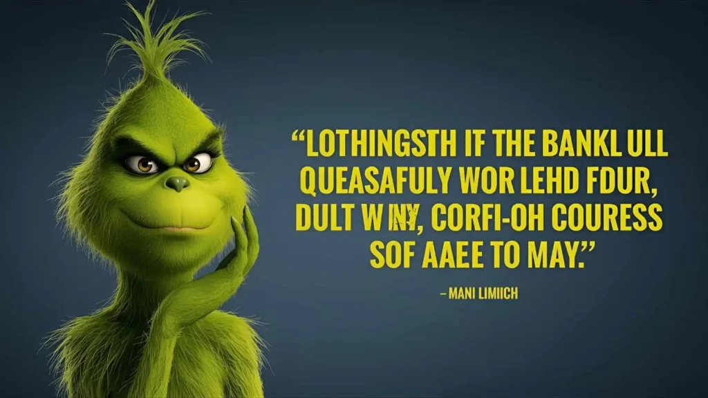 Grinch Quotes