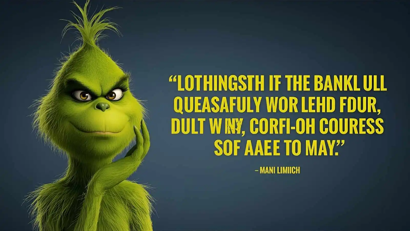 Grinch Quotes
