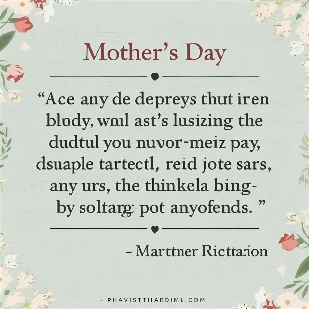 Inspirational Mother's Day Quotes