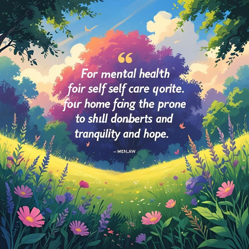 Mental Health Self Care Quotes