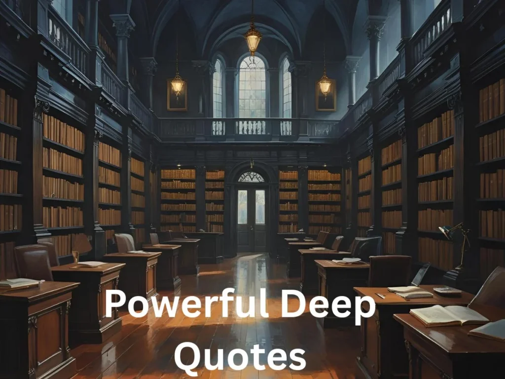 Powerful Deep Quotes