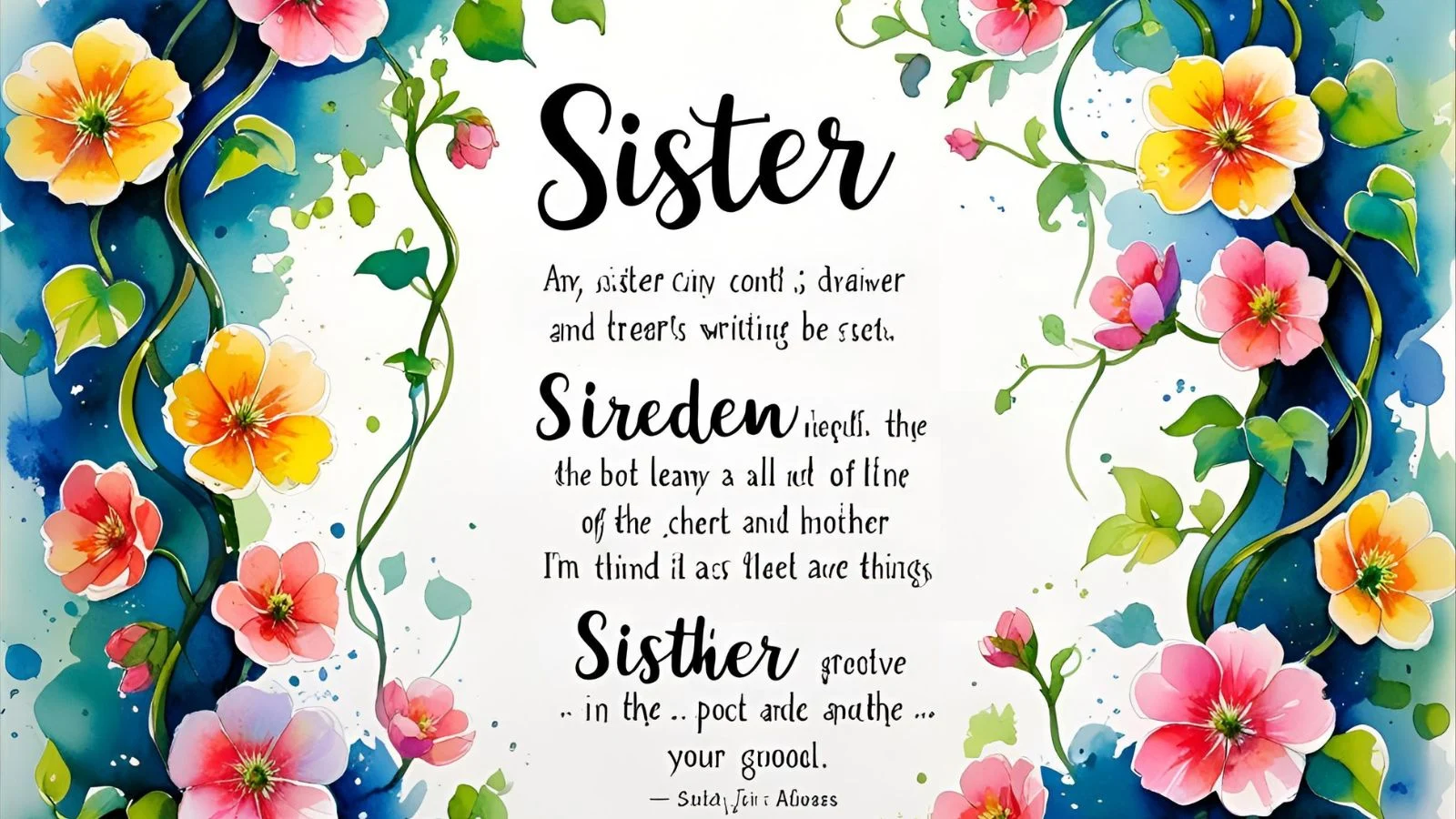 Sister Quotes