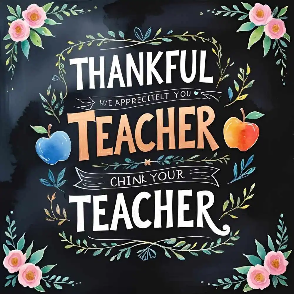 Thankful Teacher Quotes