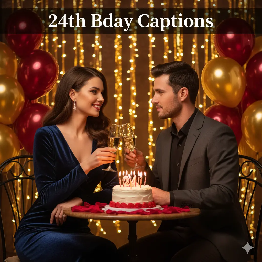 24th Bday Captions