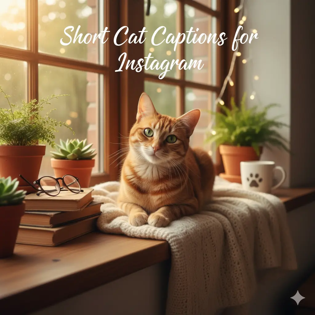 Quotes Short Cat Captions for Instagram