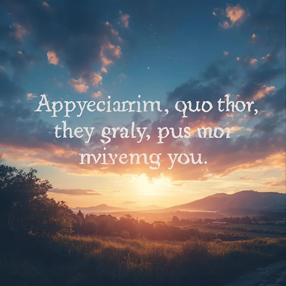 Appreciation Quotes for Life