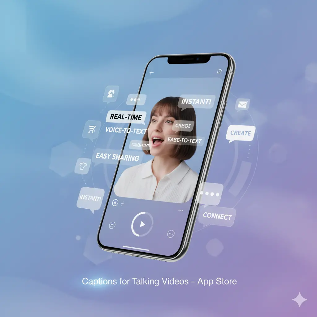 Captions for Talking Videos App Store