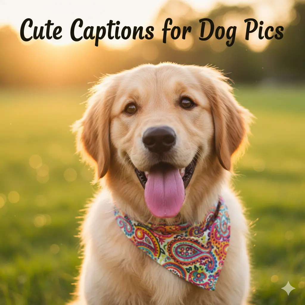 Cute Captions for Dog Pics