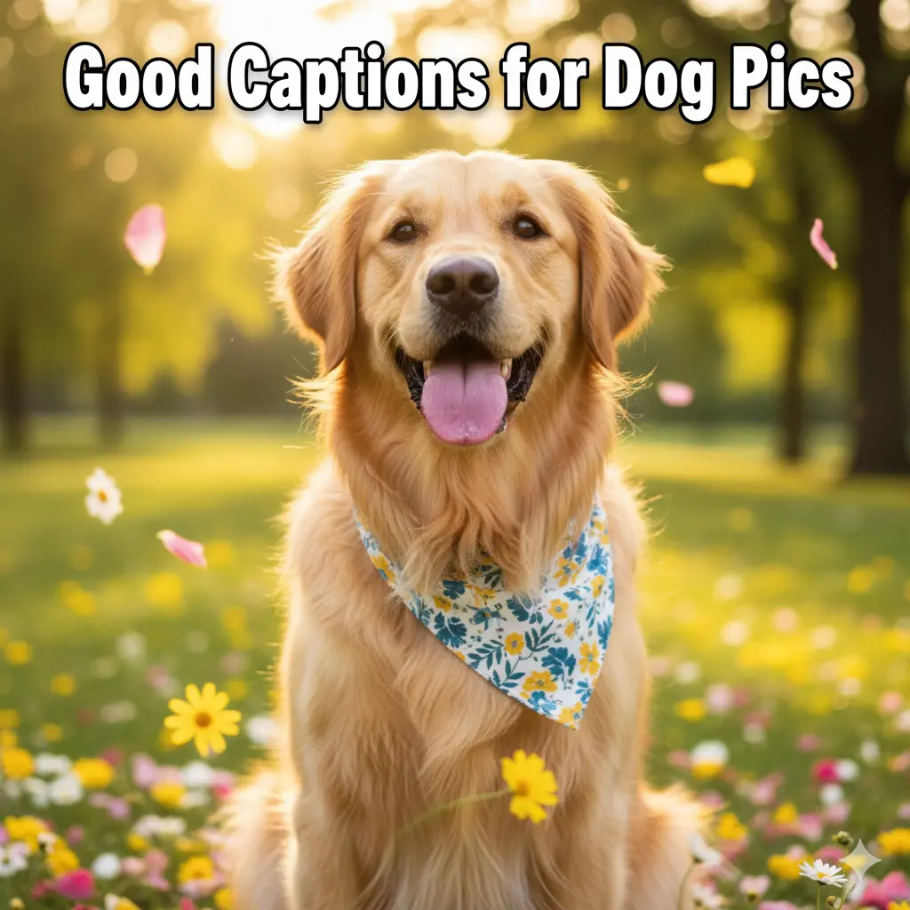 Good Captions for Dog Pics