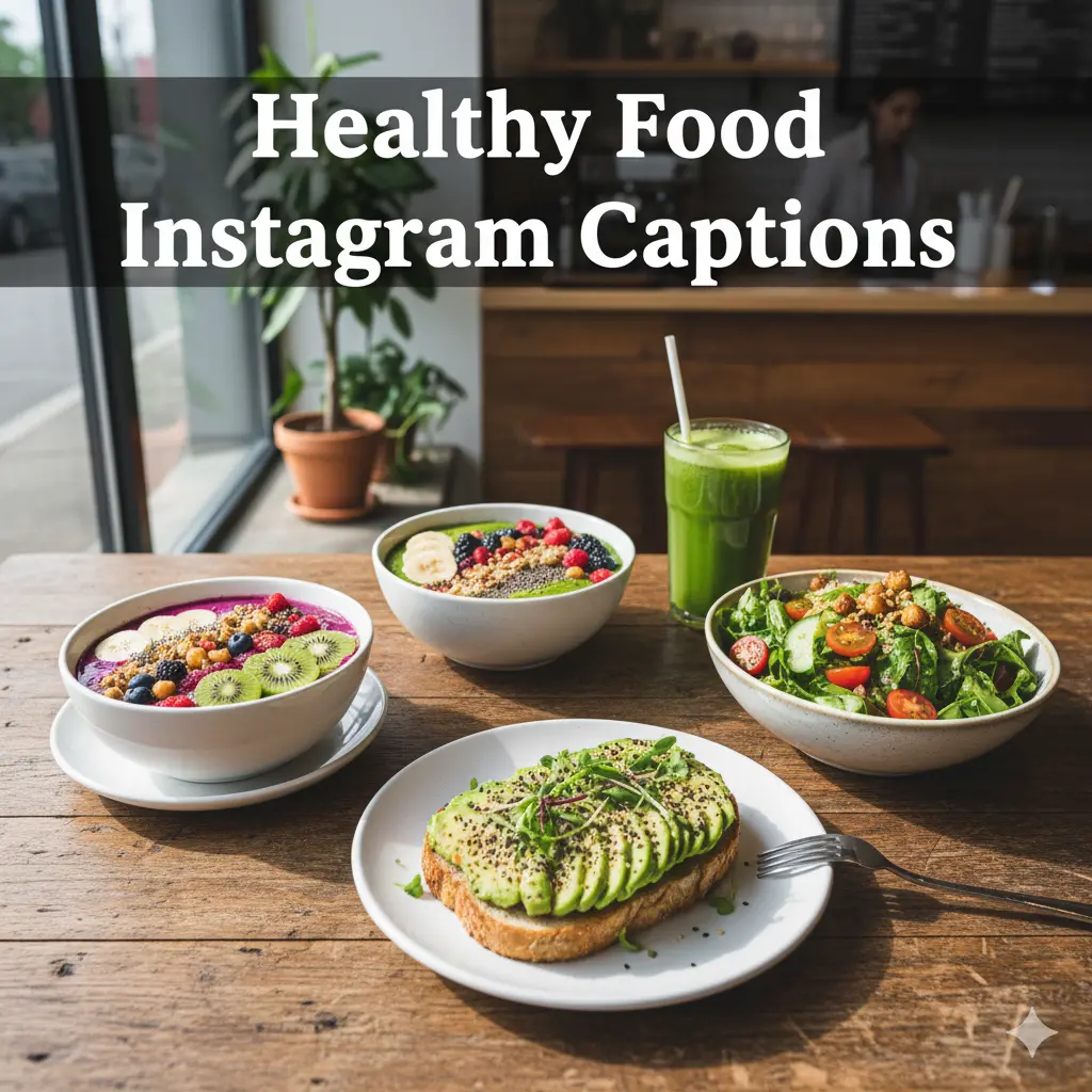 Healthy Food Instagram Captions