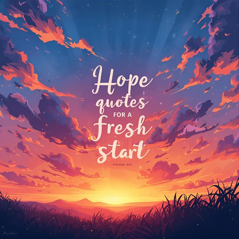 Hope Quotes for a Fresh Start