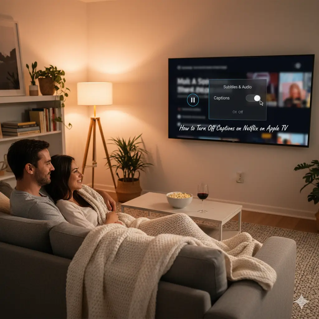 How to Turn Off Captions on Netflix on Apple TV