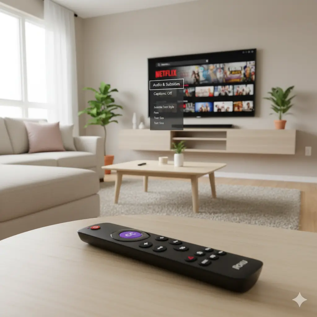 How to Turn Off Captions on Netflix on Roku