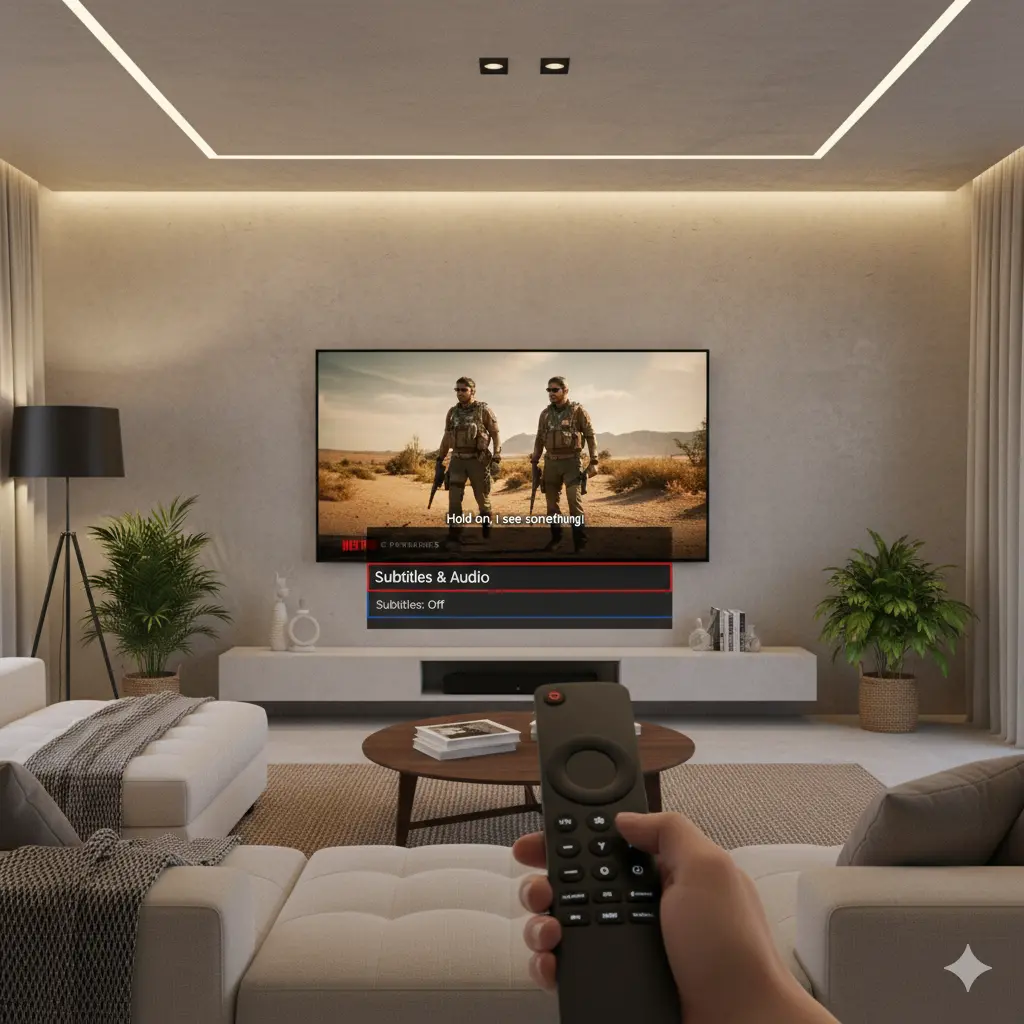 How to Turn Off Captions on Netflix Smart TV?