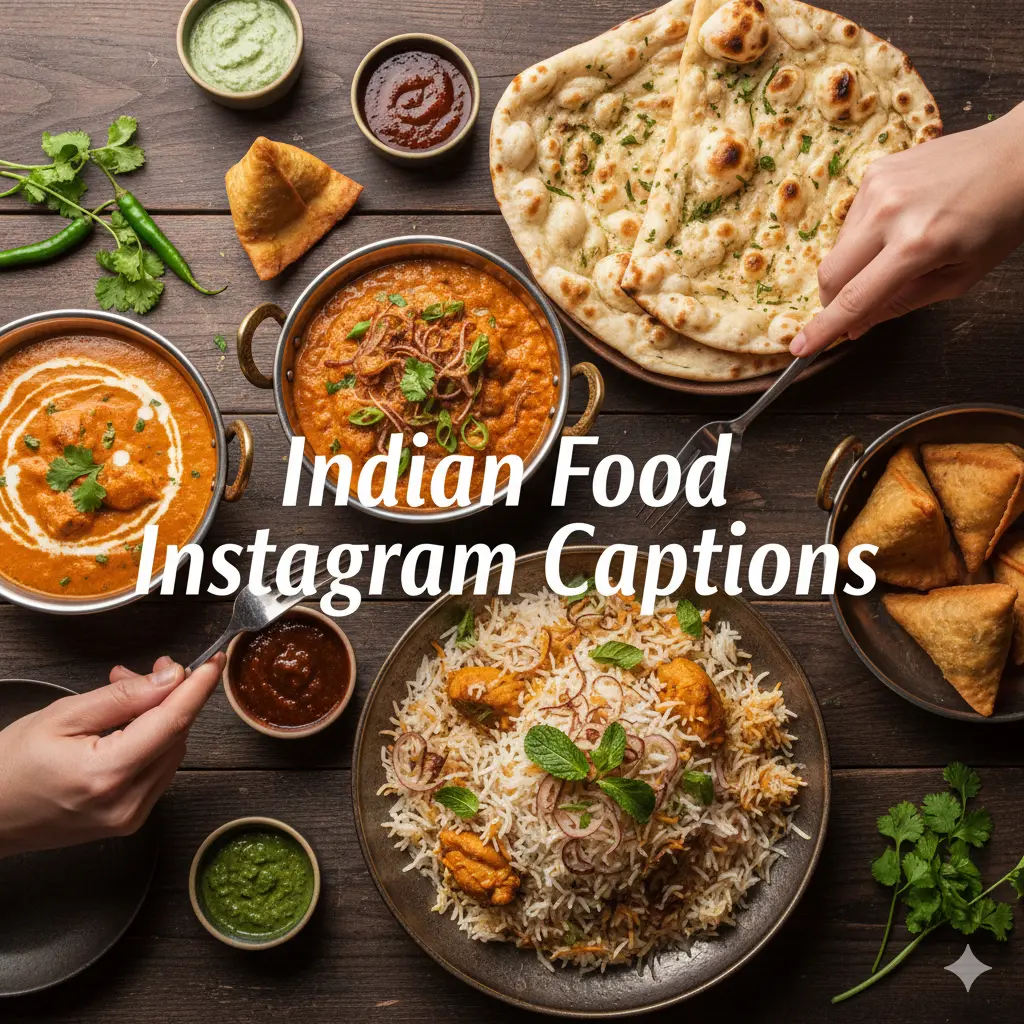 Indian Food Instagram Captions