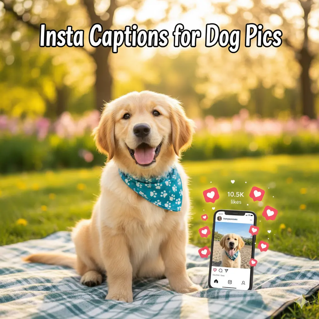 Insta Captions for Dog Pics