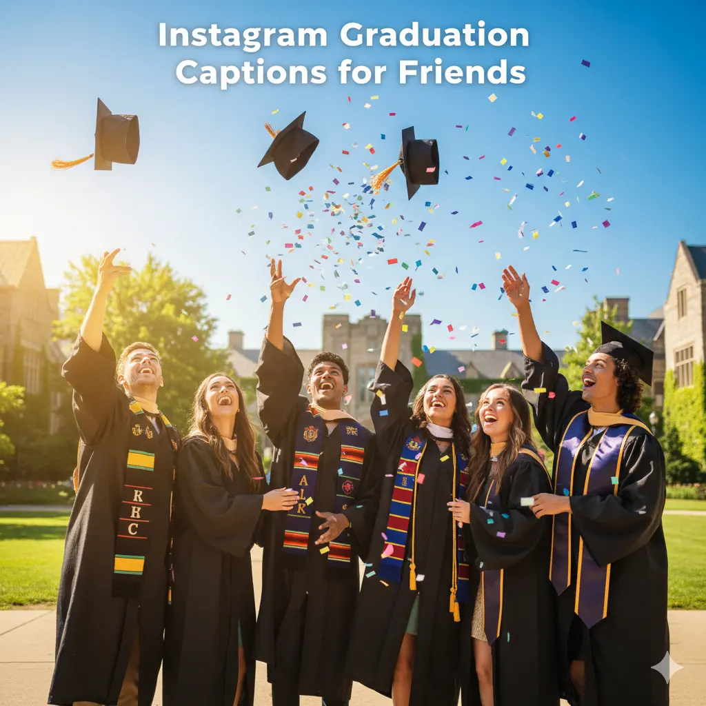 Instagram Graduation Captions for Friends