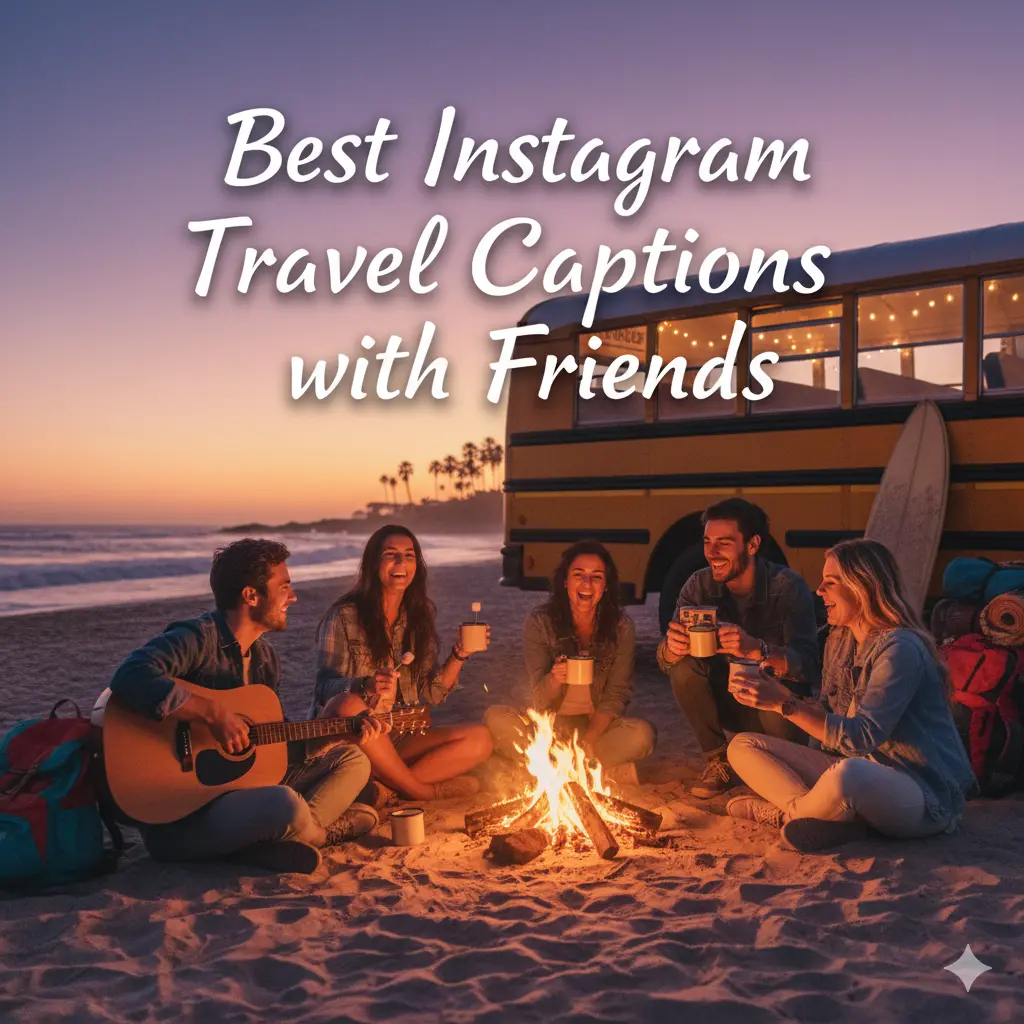 Instagram Travel Captions with Friends