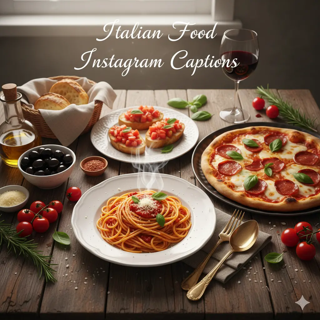Italian Food Instagram Captions