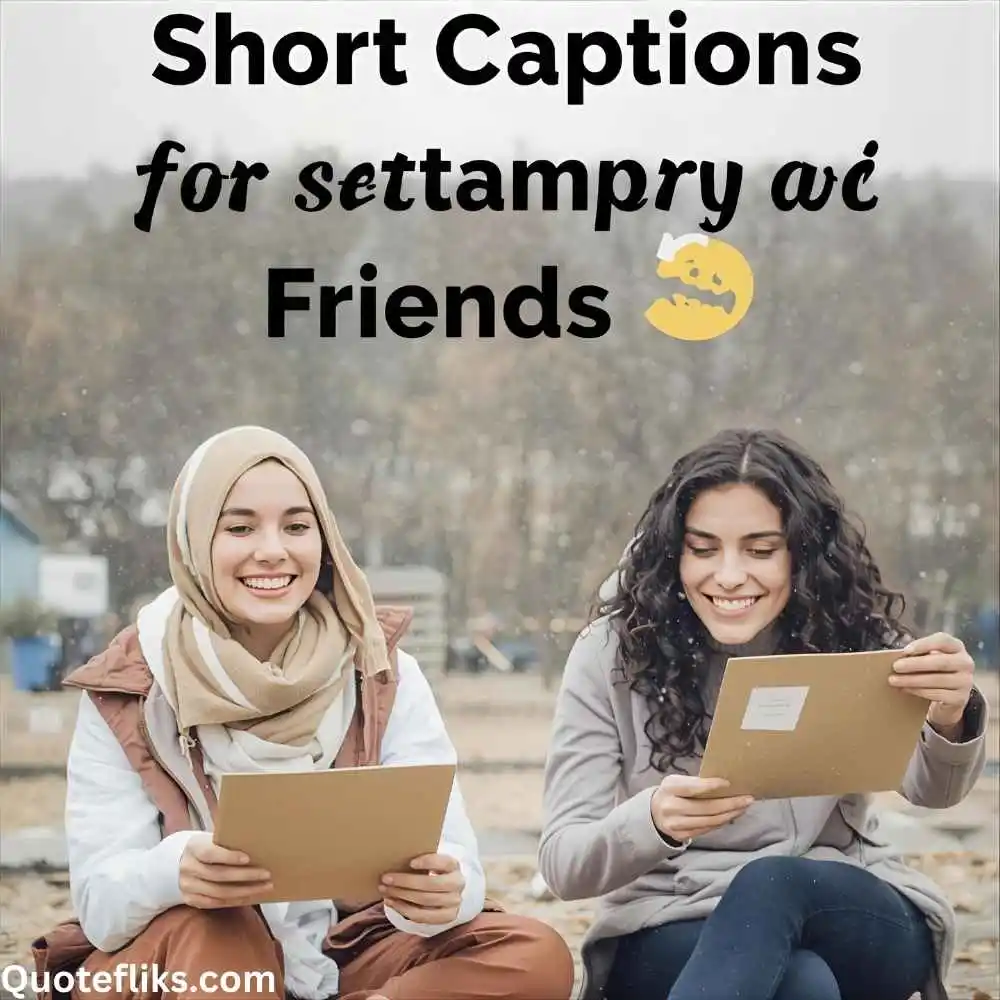 Short Captions for Friends Funny