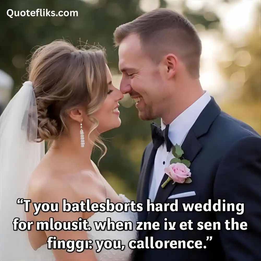 Short Funny Wedding Captions Instagram