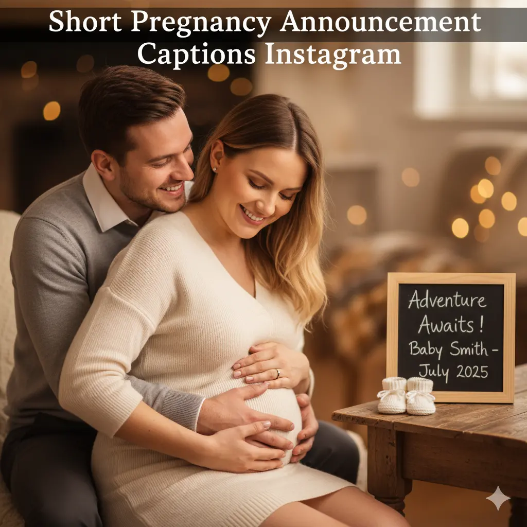 Short Pregnancy Announcement Captions Instagram