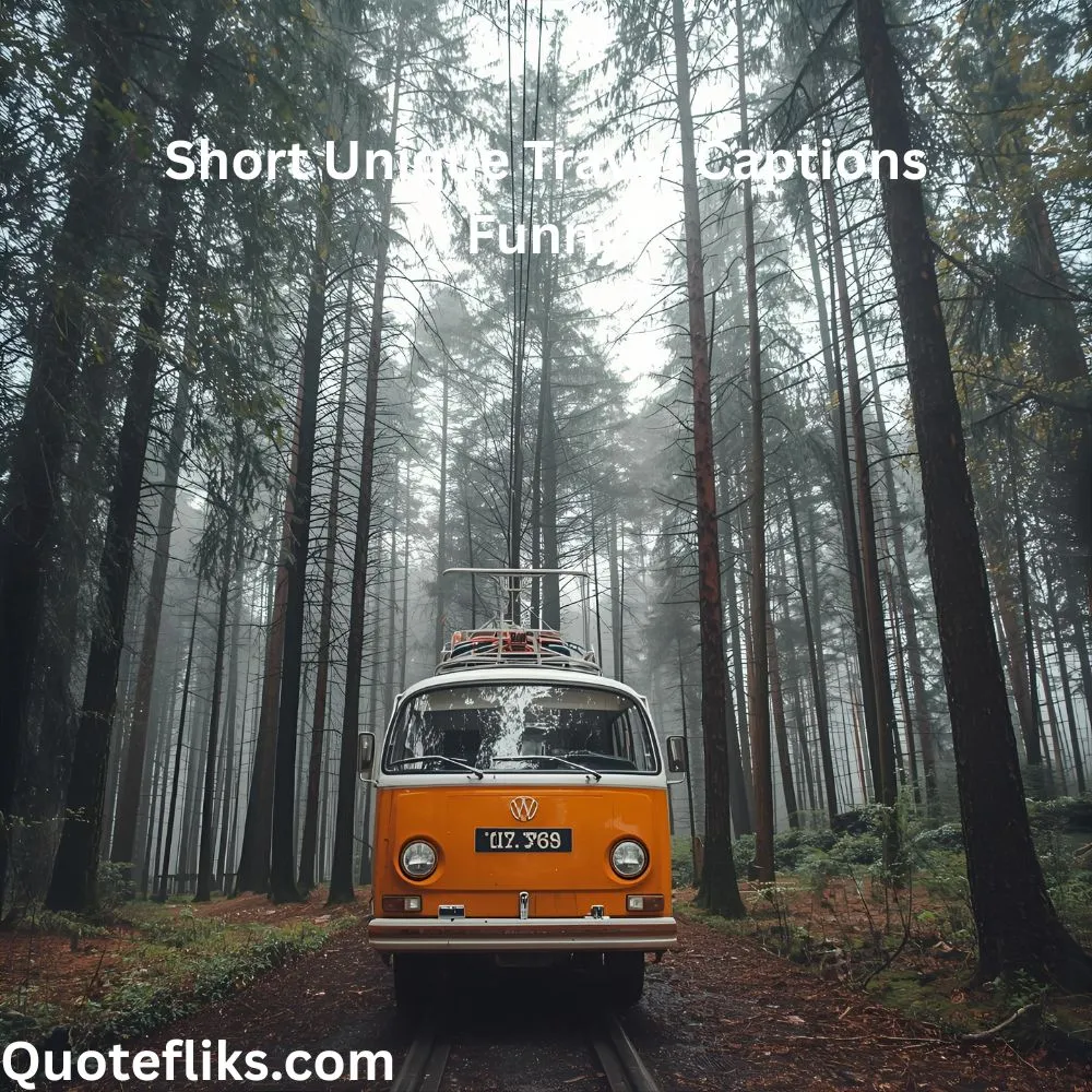 Short Unique Travel Captions Funny