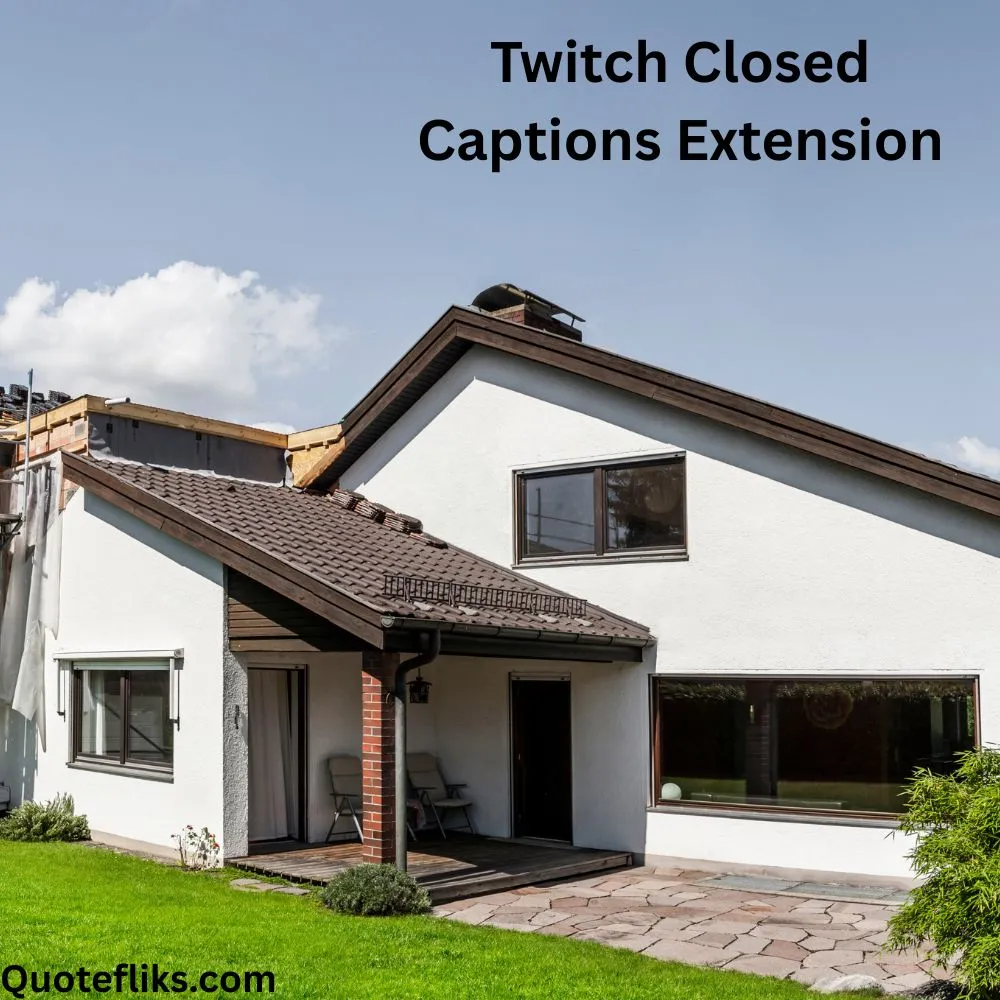 Twitch Closed Captions Extension