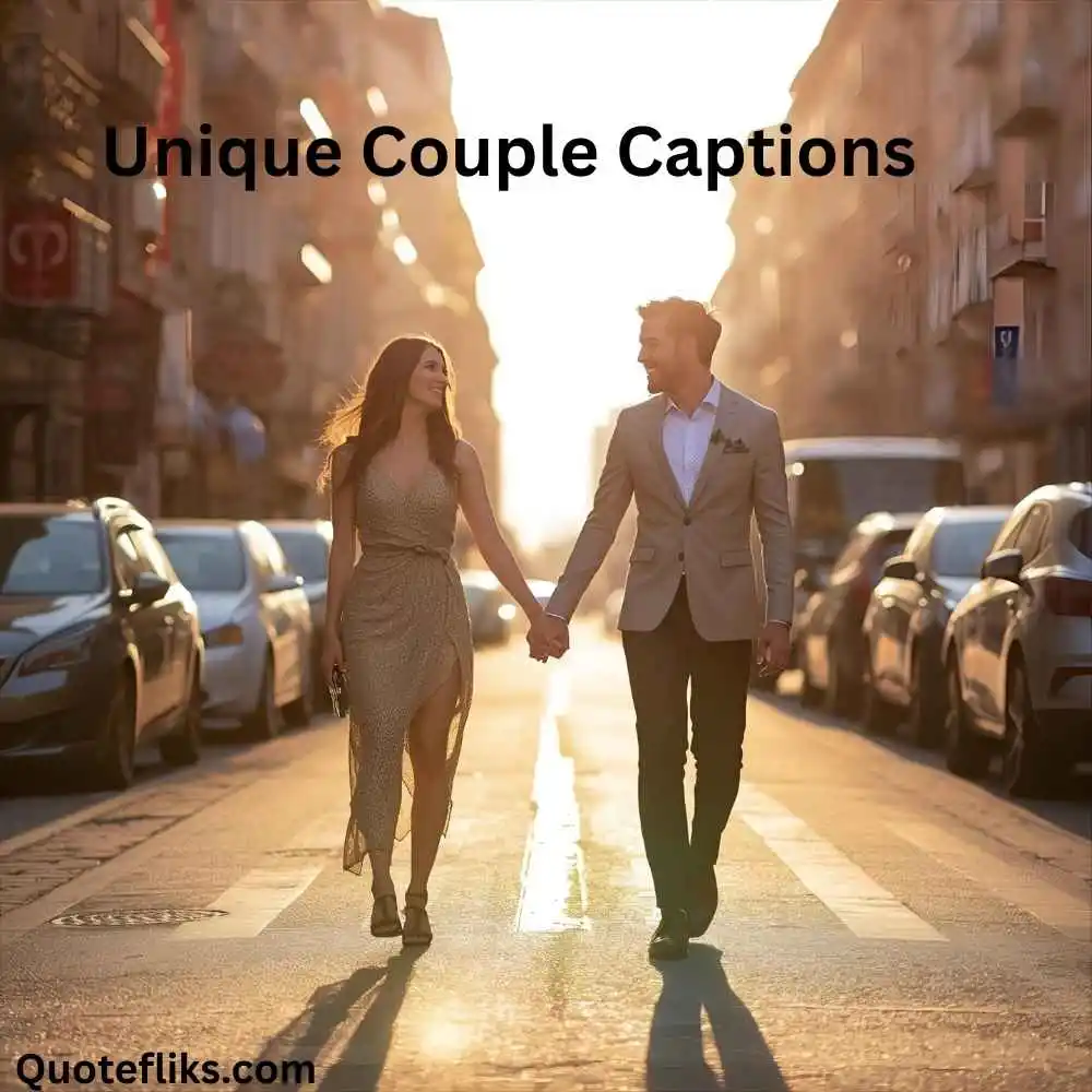 Unique Couple Captions